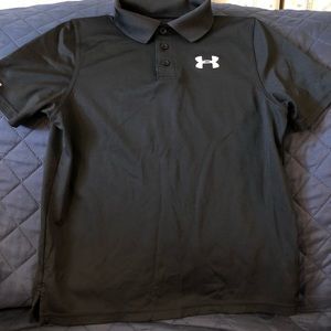 Boys size youth medium under Armour polo shirt